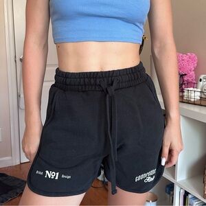 Women's Black Athletic Shorts